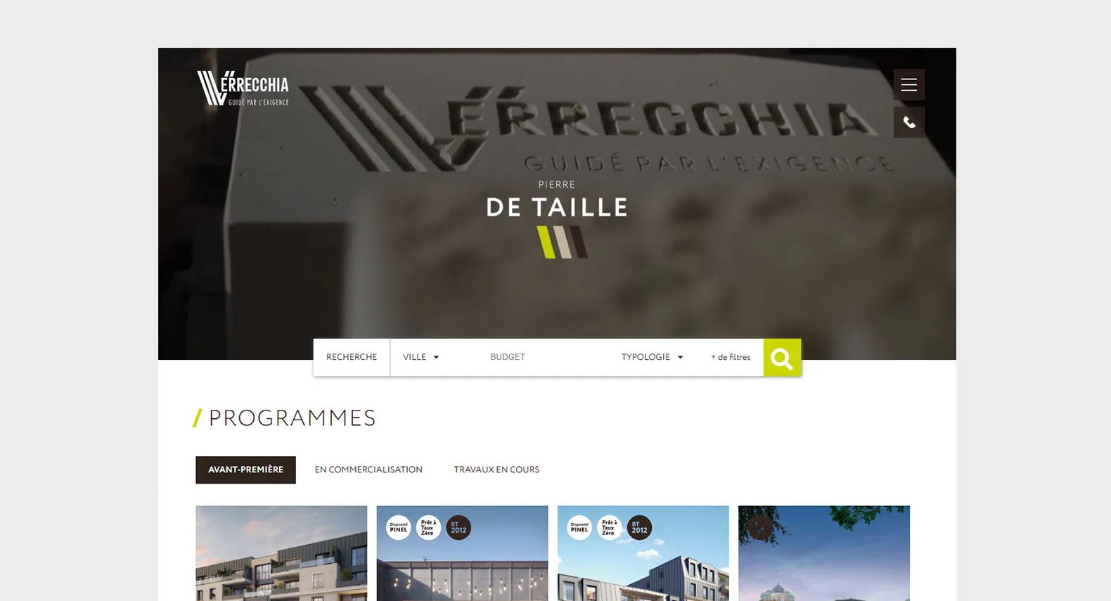 Verrecchia / Site web