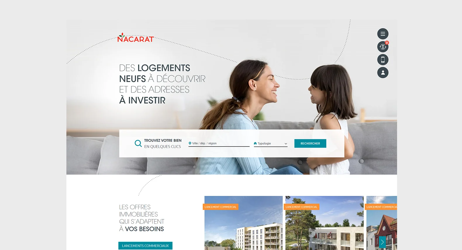 Nacarat / Site web